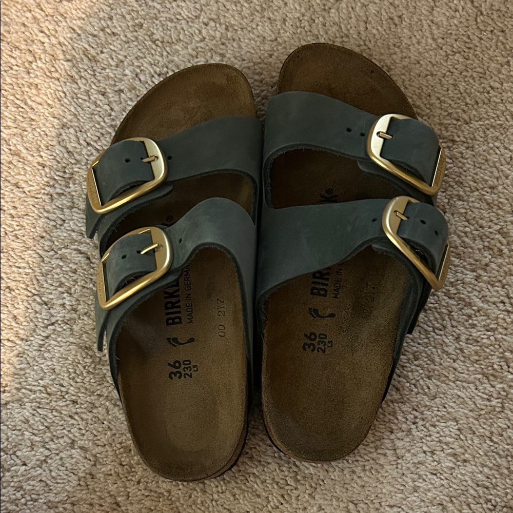Olive Birkenstock Sandals